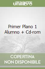 Primer Plano 1 Alumno + Cd-rom