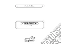 Intermezzo. Ensemble da camera. Partitura libro