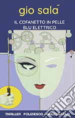 Il cofanetto in pelle blu elettrico libro