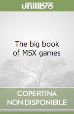 The big book of MSX games libro