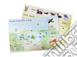 Piccoli birdwatcher al lago libro