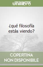 ¿qué filosofía estás viendo? libro