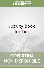 Activity book for kids