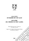Register or orders of chivalry-Registre des ordres de chevalerie libro