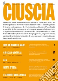 Ciuscia. Lettere da sudest (2024). Vol. 1