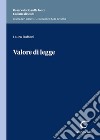 Valore di legge libro di Buffoni Laura