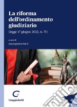 La riforma dell'ordinamento giudiziario libro