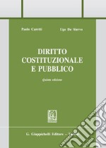 Diritto costituzionale e pubblico libro