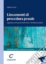 Lineamenti di procedura penale libro