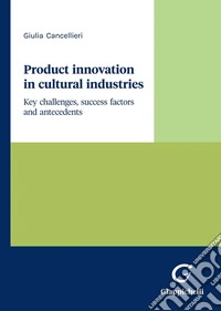 Product innovation in cultural industries. Key challenges, success factors and antecedents libro