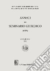 Annali del seminario giuridico dell'università di Palermo. Vol. 65 libro