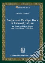 Analysis and paradigm cases in philosophy of law. An Essay on H. L. A. Hart's and A. M. Honoré's Method libro