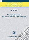 L'invalidità parziale del provvedimento amministrativo libro