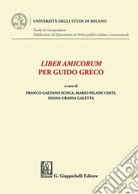 Liber Amicorum per Guido Greco libro