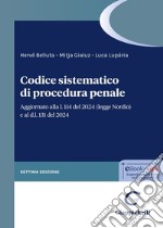 Codice sistematico di procedura penale libro