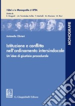 Istituzione e conflitto nell'ordinamento intersindacale. Un'idea di giustizia procedurale libro