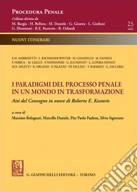 I paradigmi del processo penale in un mondo in trasformazione. Atti del Convegno in onore di Roberto E. Kostoris libro