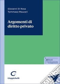 Argomenti di diritto privato libro