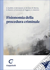 Fisionomia della procedura criminale libro