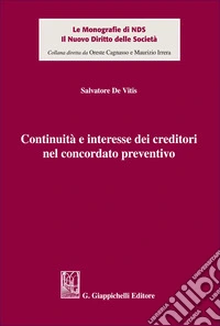 Continuità e interesse dei creditori nel concordato preventivo libro