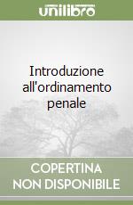 Introduzione all'ordinamento penale