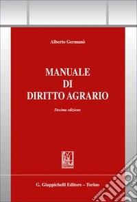 Manuale di diritto agrario libro