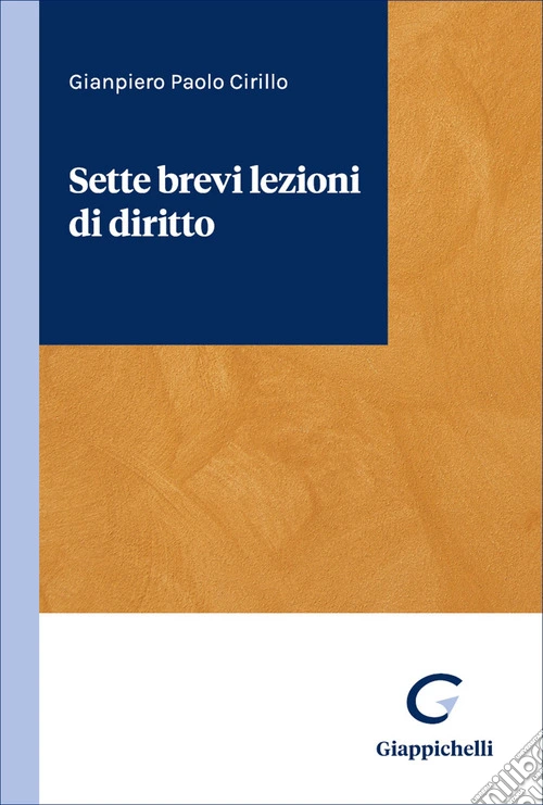 Sette brevi lezioni di diritto
