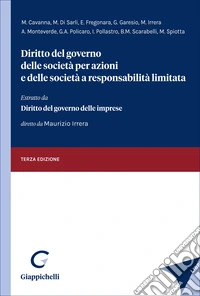 Diritto del governo delle società per azioni e delle società a responsabilità limitata libro