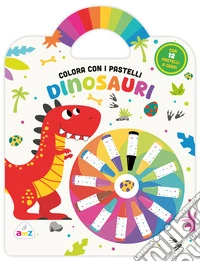 Dinosauri. Colora coi pastelli. Ediz. illustrata. Con 12 pastelli a cera libro