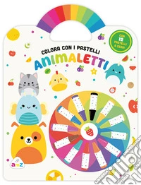 Animaletti. Colora coi pastelli. Ediz. illustrata. Con 12 pastelli a cera libro