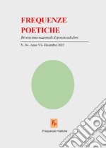 Frequenze poetiche. Rivista di poesia internazionale ed altro. Vol. 36 libro