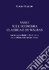 Saggi sull'economia classica e su Walras libro di Cingolani Giorgio