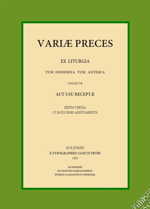 Variae preces