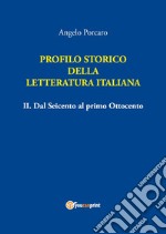 Profilo storico della letteratura italiana. Vol. 2: Dal Seicento al primo Ottocento libro