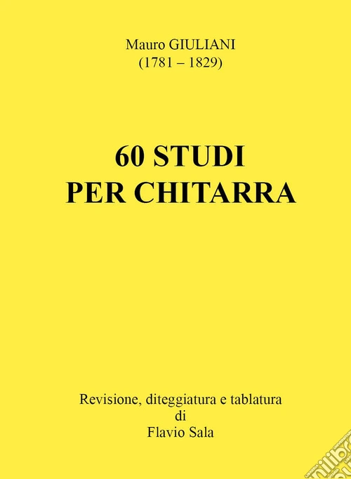 Mauro Giuliani: 60 studi per chitarra