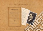 Tesi di laurea di Salvatore Giau, mio nonno. Trascrizione integrale del manoscritto originale (1905)