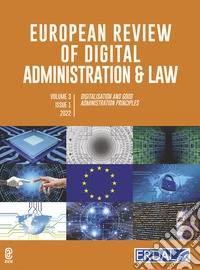 European review of digital administration & law (2022). Vol. 3 libro