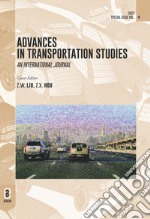 Advances in transportation studies. An international journal (2022). Vol. 98 libro