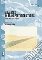 Advances in transportation studies. An international journal (2023). Vol. 61 libro