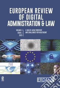 European review of digital administration & law. Vol. 6 libro