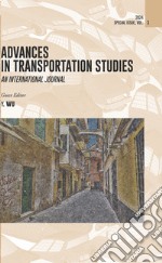 Advances in transportation studies. An international journal. Vol. 106 libro