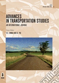 Advances in transportation studies. An international journal (2025). Vol. 1 libro