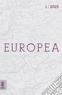 Europea. Rivista semestrale (2025). Vol. 1 libro