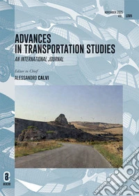 Advances in transportation studies. An international journal (2025). Vol. 67 libro