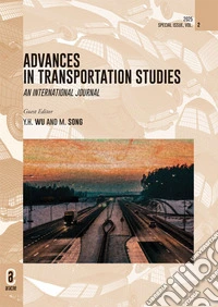 Advances in transportation studies. An international journal (2025). Vol. 2: Special issue libro