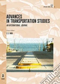 Advances in transportation studies. An international journal. Special issue (2026). Nuova ediz.. Vol. 1 libro
