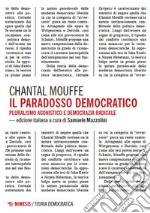 Il paradosso democratico. Pluralismo agnostico e democrazia radicale libro