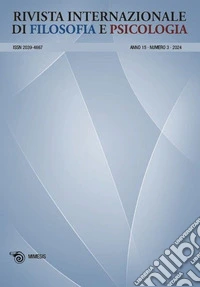 Rivista internazionale di filosofia e psicologia (2024). Ediz. bilingue. Vol. 3 libro