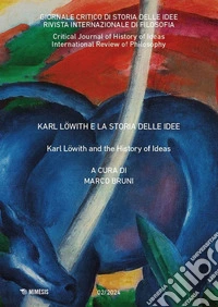 Giornale critico di storia delle idee (2024). Vol. 2: Karl Löwith e la storia delle idee libro