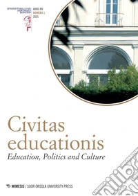 Civitas educationis. Education, politics and culture (2025). Vol. 1 libro